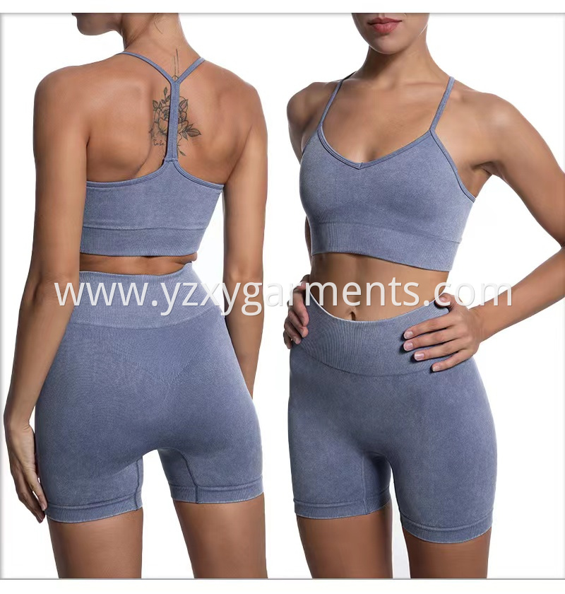 Sand Washed Seamless Body Yoga Wear